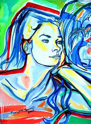 Jeune fille rêvant - Istanbul Jeune fille rêvant - Istanbul