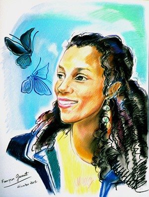 Sandrine aux papillons Sandrine aux papillons