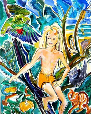 Le petit prince des oliviers portrait d'Arthur Le petit prince des oliviers portrait d'Arthur