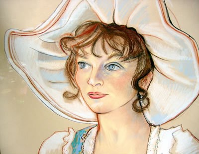 Jeune femme à la capeline Jeune femme à la capeline