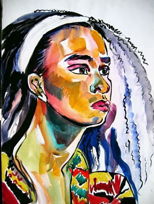 Jeune fille africaine Jeune fille africaine